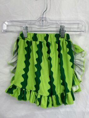 Child Summer Watermelon Rhine Style Shorts with Frills on Sides